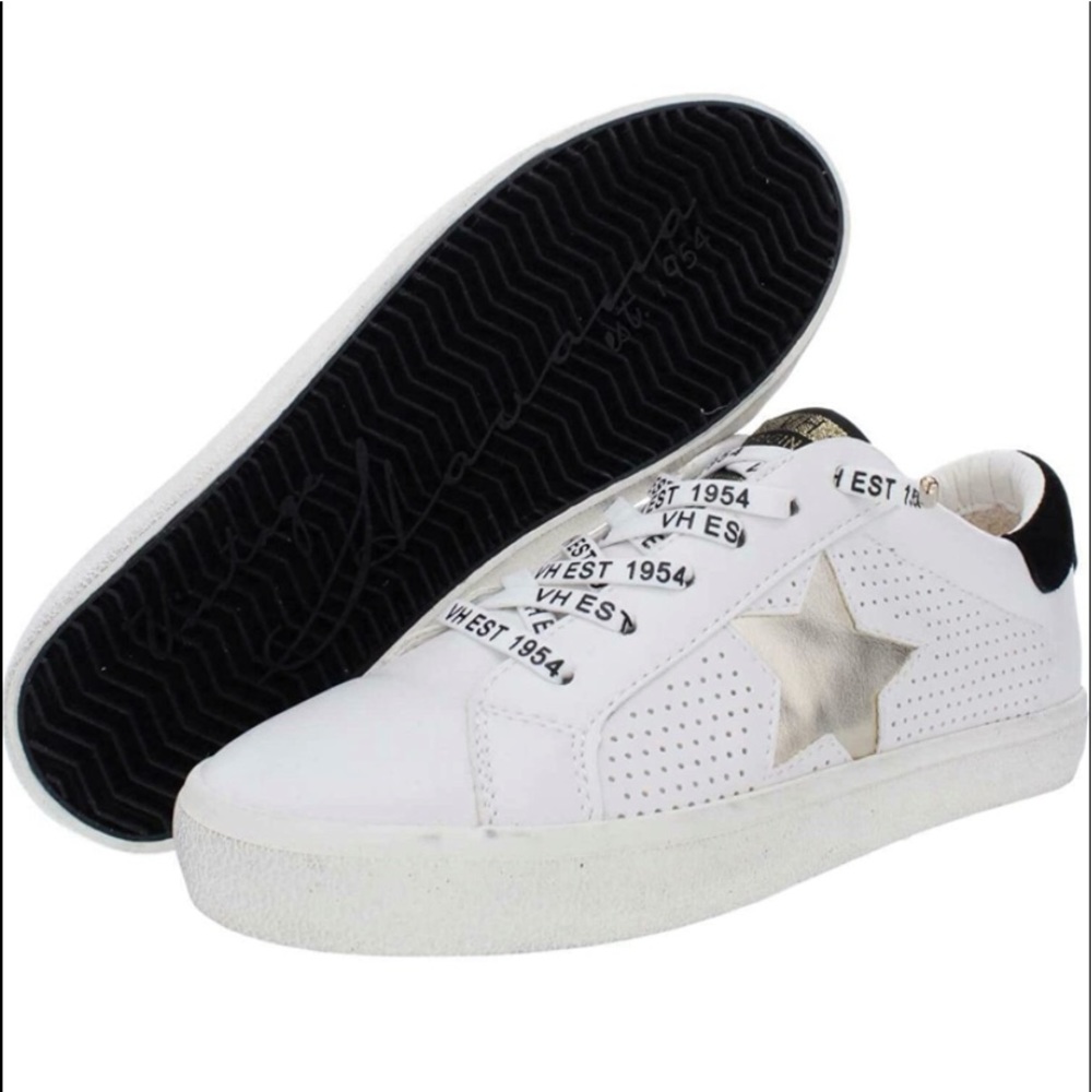 Womens Vintage Havana size 9 black gold and white